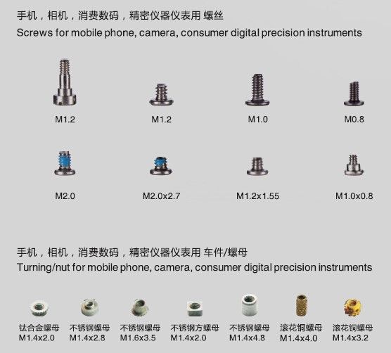 Precision fasteners